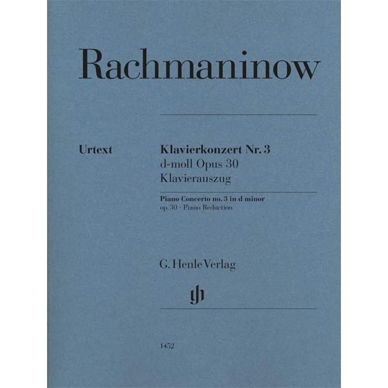 Rachmaninoff, Sergei Wassiljewitsch - Piano Concerto no. 3 op. 30 
