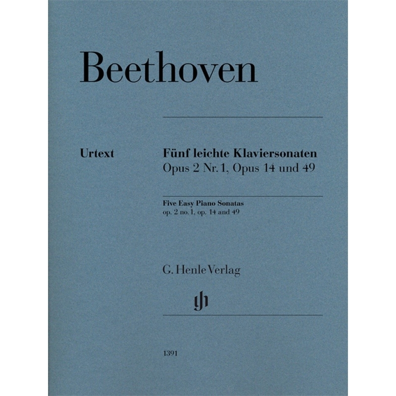 Beethoven, Ludwig van - Five Easy Piano Sonatas 