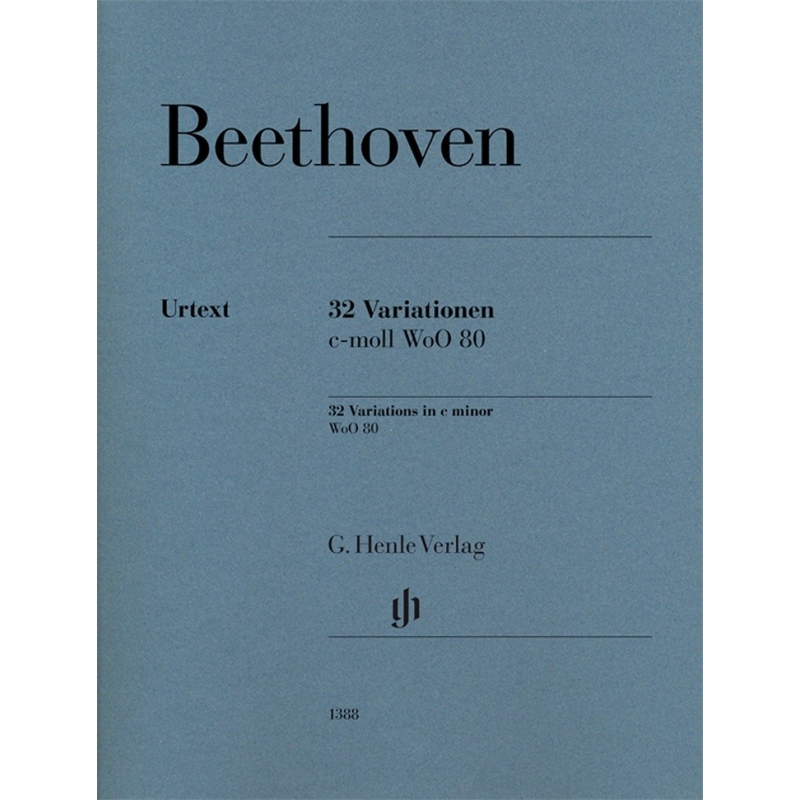 Beethoven, Ludwig van - 32 Variations c minor WoO 80 