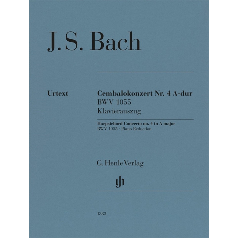 Bach, J.S - Harpsichord Concerto no. 4 A major BWV 1055