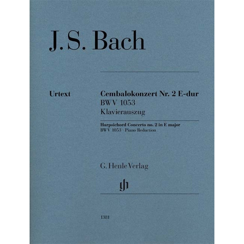 Bach, J.S - Harpsichord Concerto no. 2 E major BWV 1053 