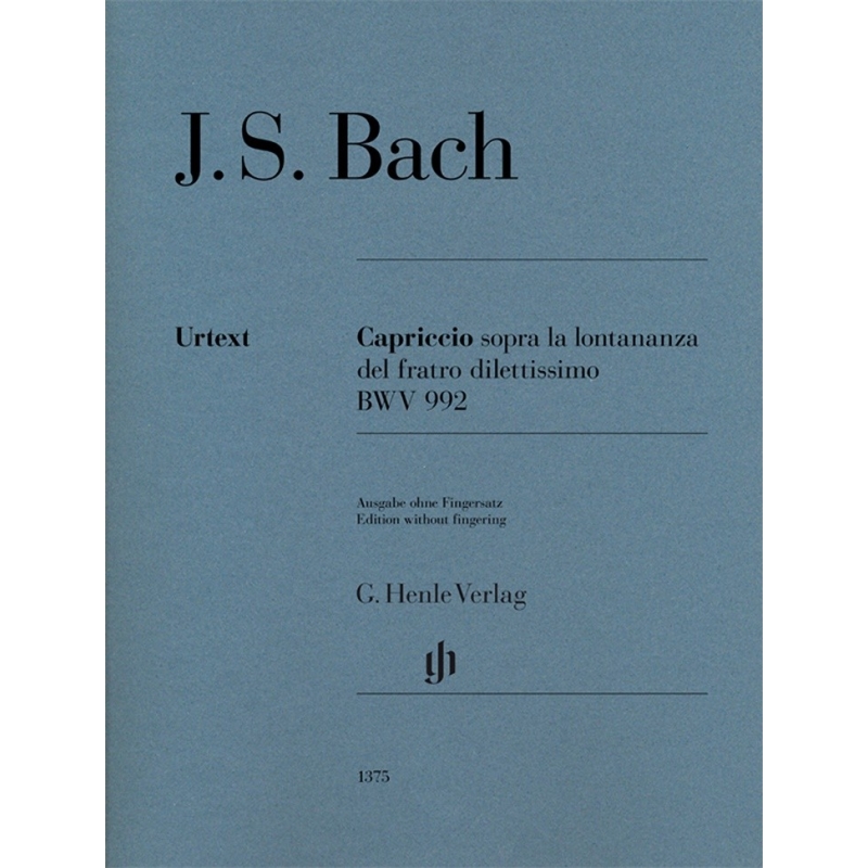 Bach, J.S - Capriccio sopra la lontananza BWV 992 