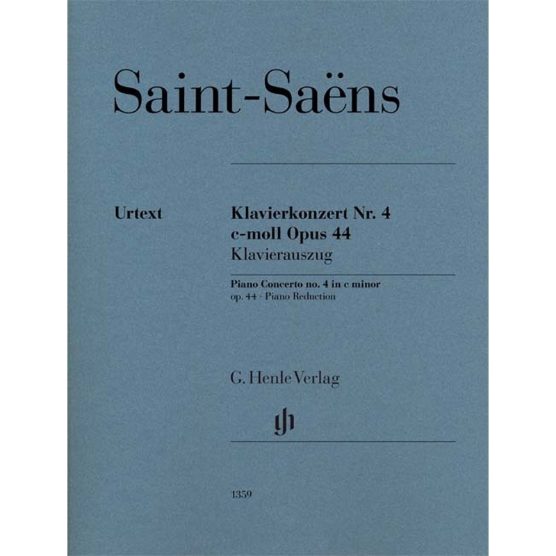 Saint-Saëns, Camille - Piano Concerto no. 4 c minor op. 44 op. 44 