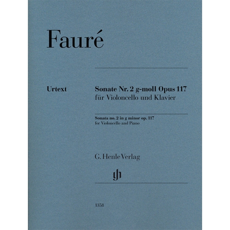 Fauré, Gabriel - Sonata no. 2 g minor op. 117 