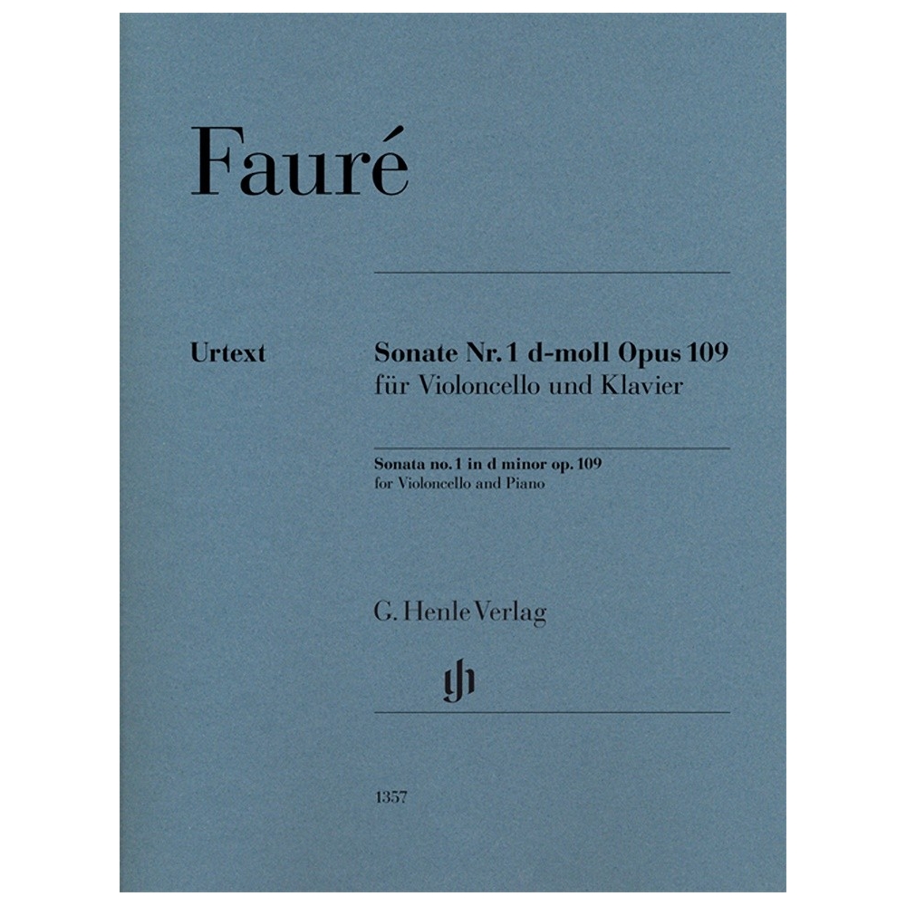 Fauré, Gabriel - Sonata no. 1 d minor op. 109 