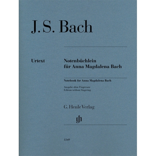 Bach, Johann Sebastian - Notebook for Anna Magdalena Bach - no fingerings