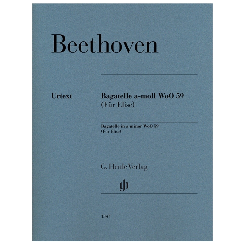 Beethoven, Ludwig van - Bagatelle a-moll WoO 59 (Für Elise) 