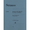 Strauss, Richard - Sonate Es-dur op. 18 für Violine und Klavier op. 18 