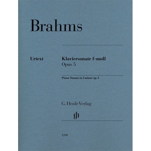 Brahms, Johannes - Piano Sonata f minor op. 5 