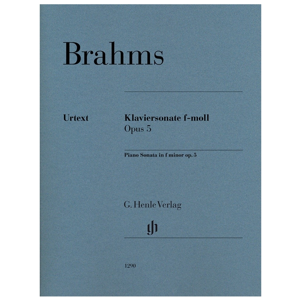 Brahms, Johannes - Piano Sonata f minor op. 5 
