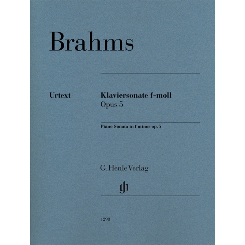 Brahms, Johannes - Piano Sonata f minor op. 5 
