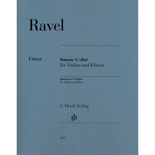 Ravel, Maurice - Sonate G-dur 