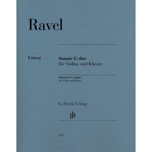 Ravel, Maurice - Violin Sonata in G major