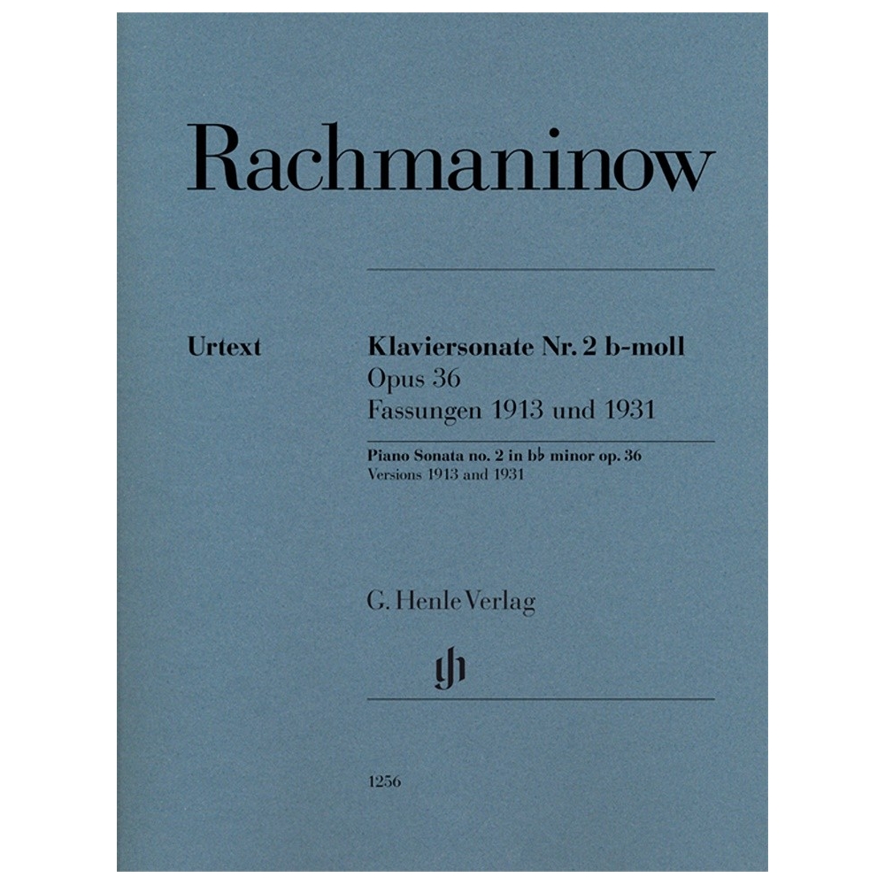 Rachmaninoff, Sergei - Piano Sonata no. 2 in b flat minor op. 36