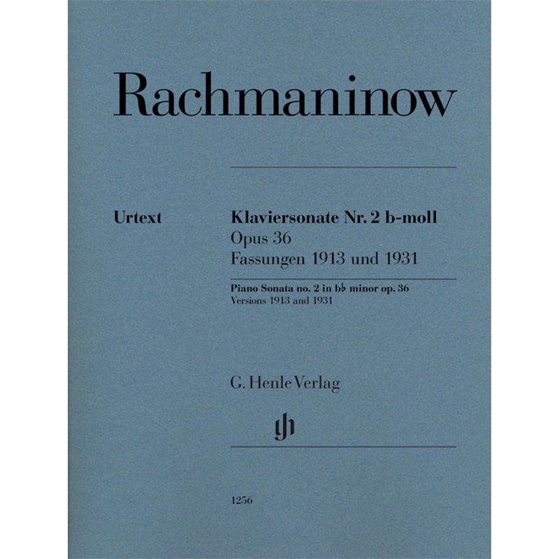 Rachmaninoff, Sergei Wassiljewitsch - Piano Sonata No. 2 op. 36 