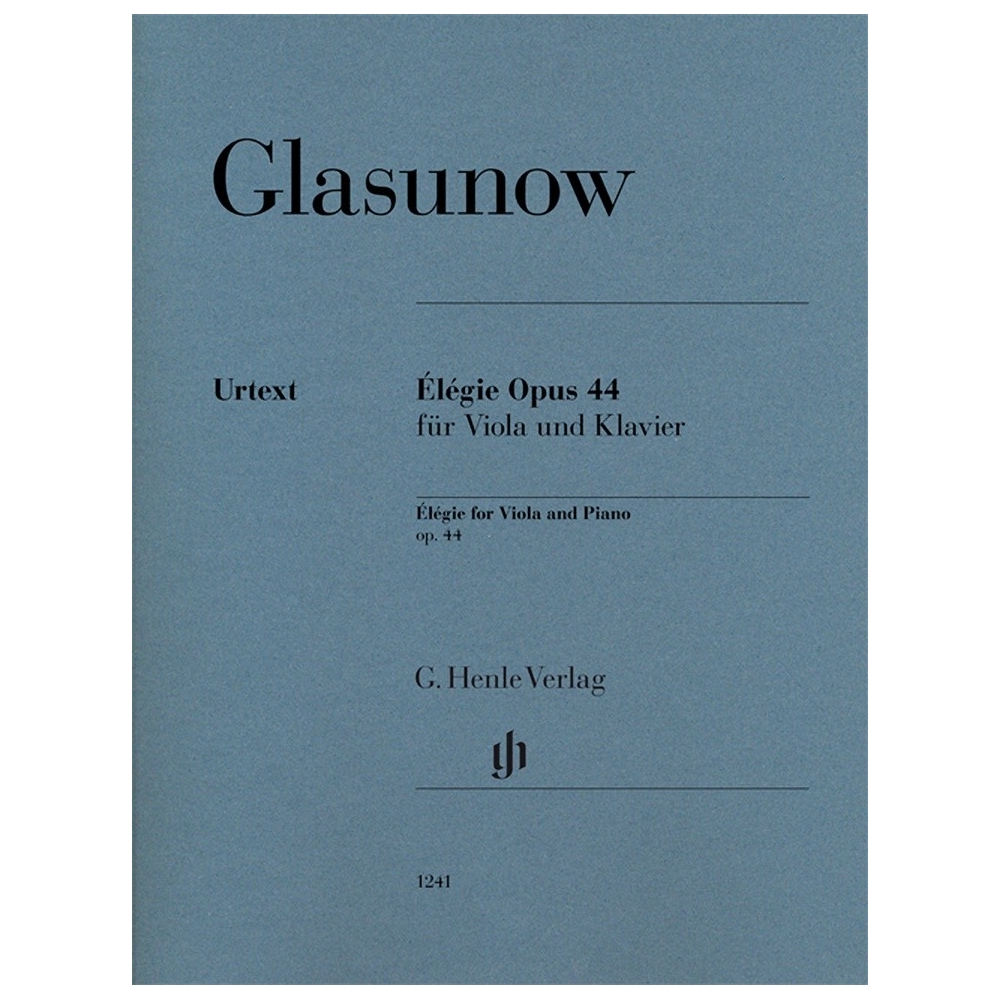Glazunov, Alexander - Élégie op. 44 