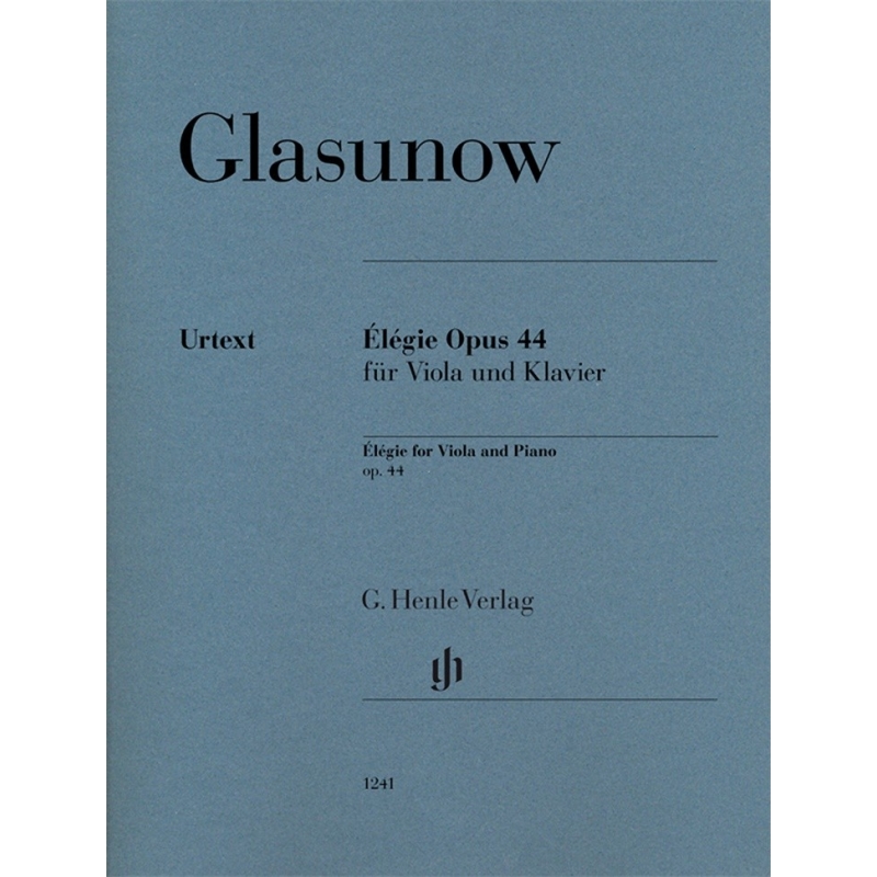 Glazunov, Alexander - Élégie op. 44