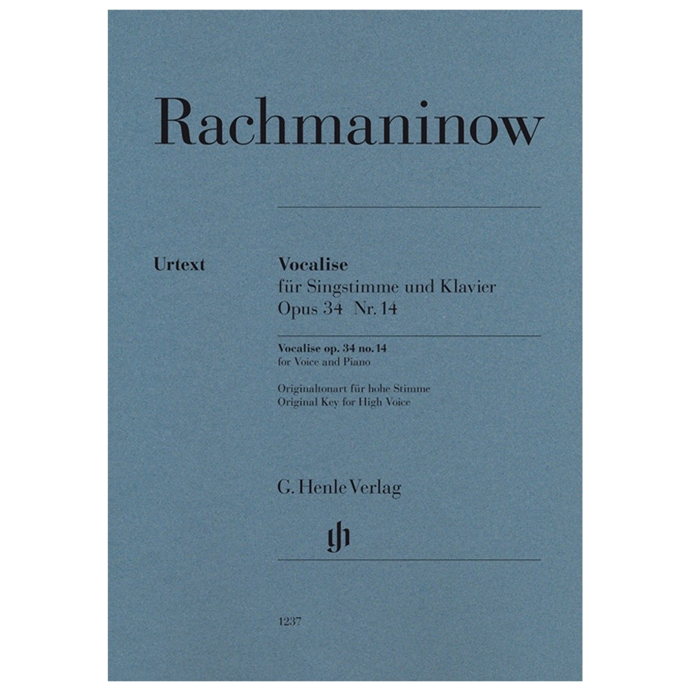 Rachmaninoff, Serge - Vocalise Op34 No14
