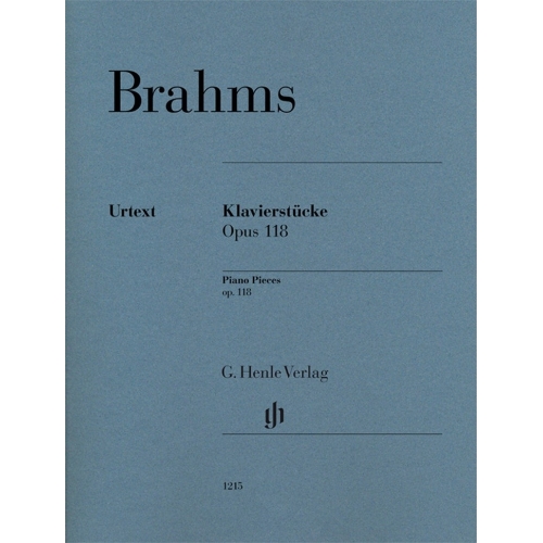 Brahms, Johannes - Piano Pieces op. 118/1-6