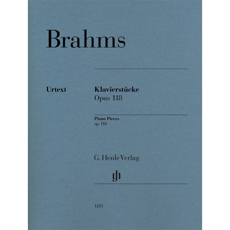 Brahms, Johannes - Piano Pieces op. 118, no. 1-6 