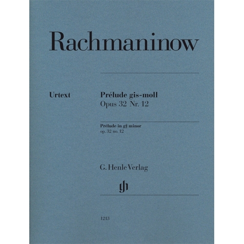 Rachmaninoff, Sergei - Prélude in g sharp minor op. 32 no. 12