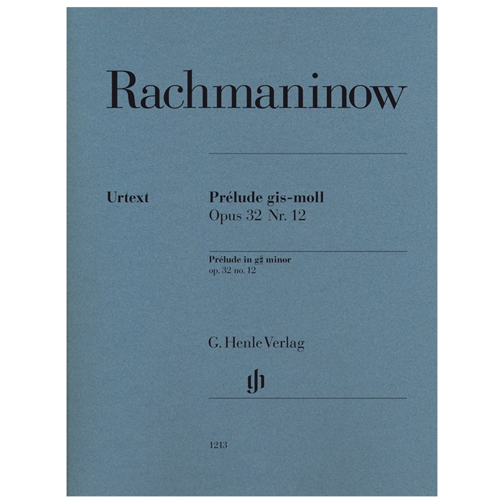 Rachmaninoff, Sergei Wassiljewitsch - Prélude g sharp minor op. 32 Nr. 12 