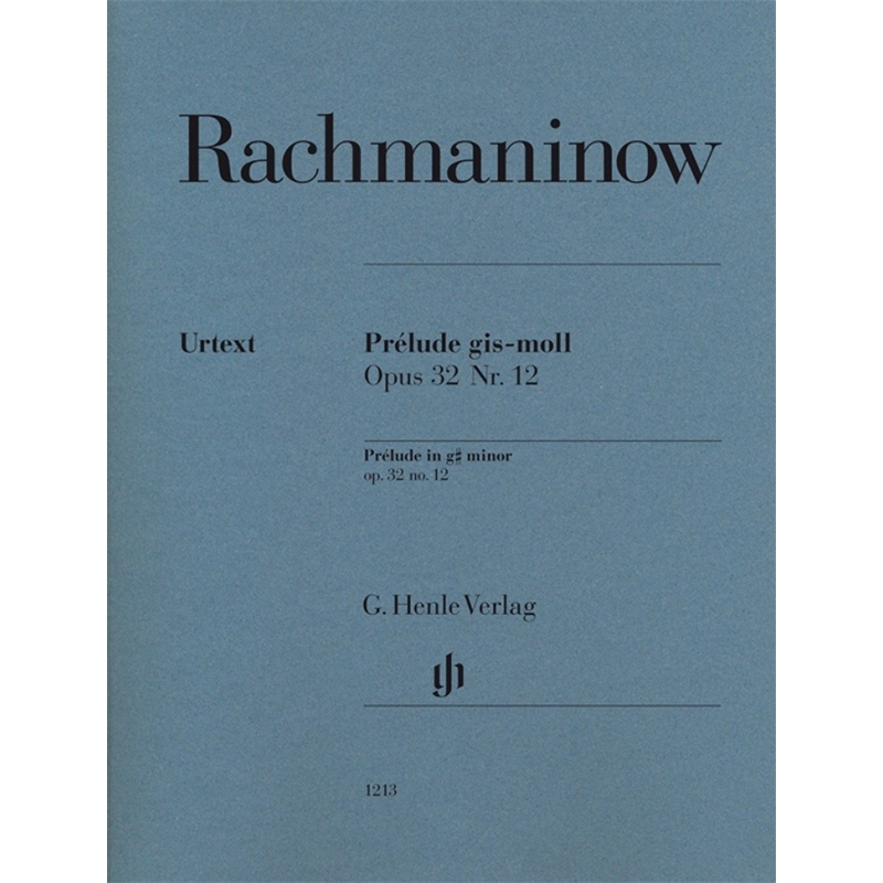 Rachmaninoff, Sergei Wassiljewitsch - Prélude g sharp minor op. 32 Nr. 12 