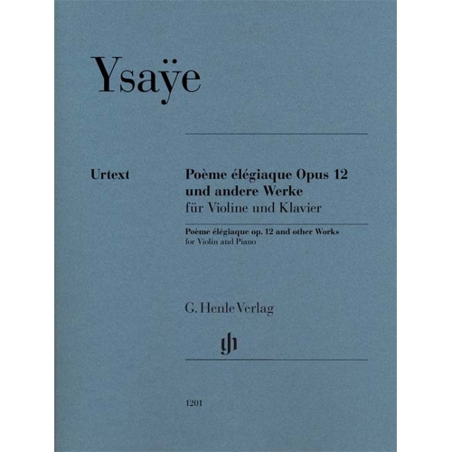 Ysaÿe, Eugène - Poème...