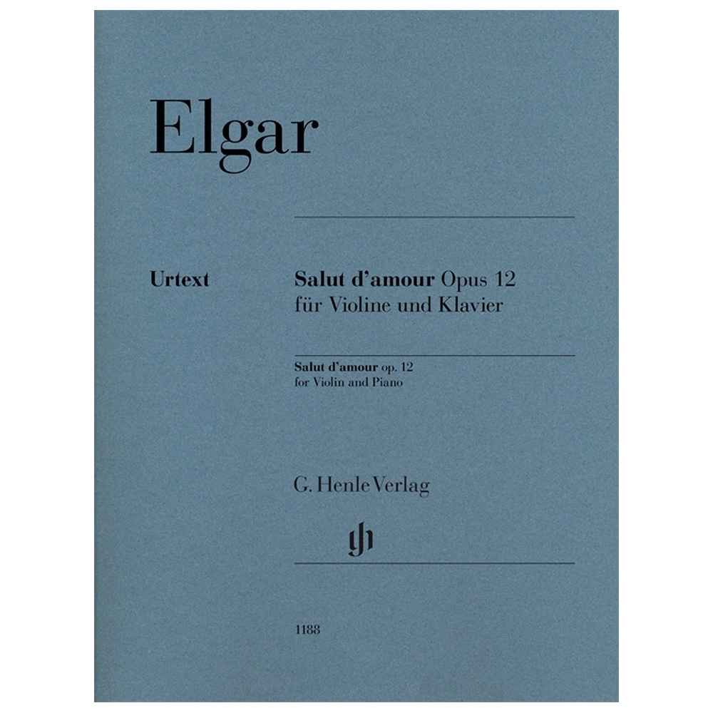 Elgar, Edward - Salut d'amour op. 12 for Violin and Piano