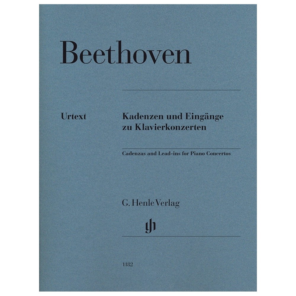 Beethoven, Ludwig van - Cadenzas and Lead-ins for Piano Concertos 