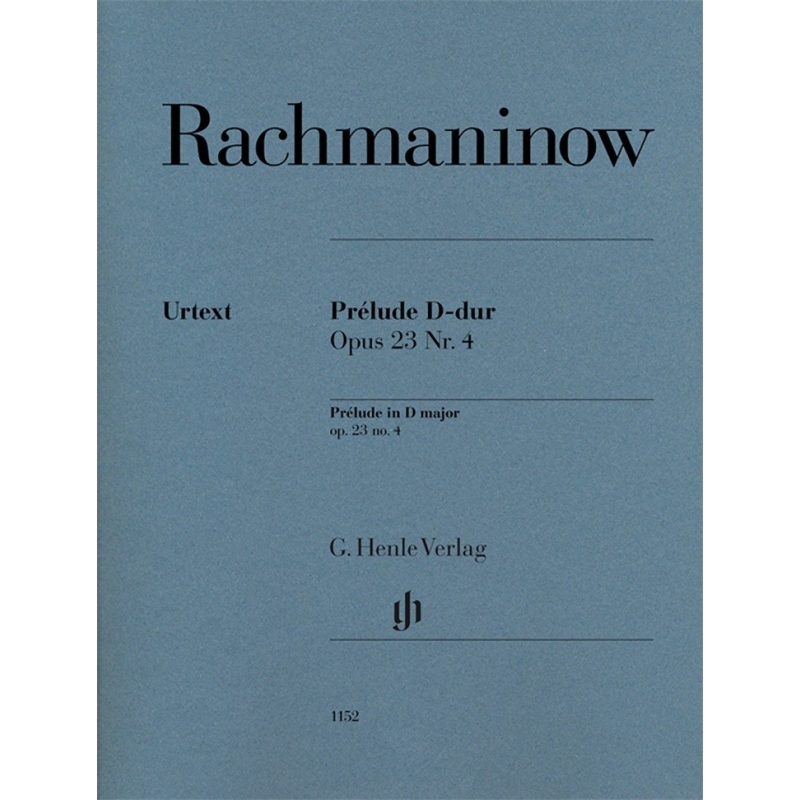 Rachmaninoff, Serge - Prelude in D major, Op23 Nº4