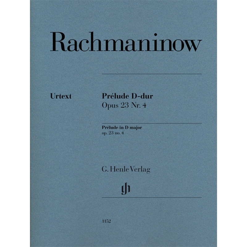 Rachmaninoff, Sergei Wassiljewitsch - Prelude op. 23,4 
