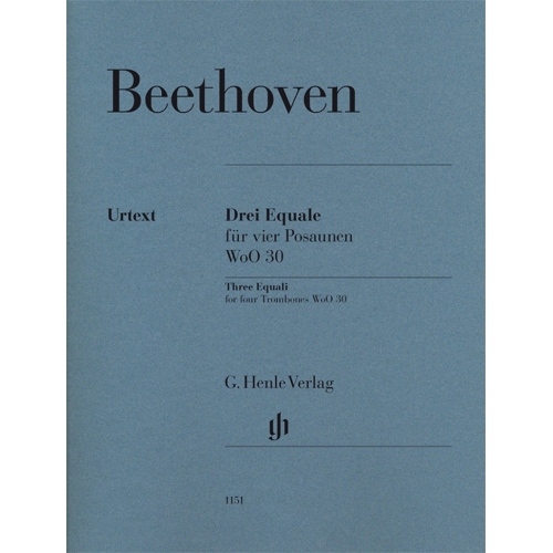 Beethoven, L.v - Three Equali for four Trombones WoO 30