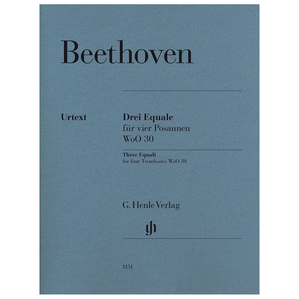 Beethoven, Ludwig van - Three Equali for four Trombones 