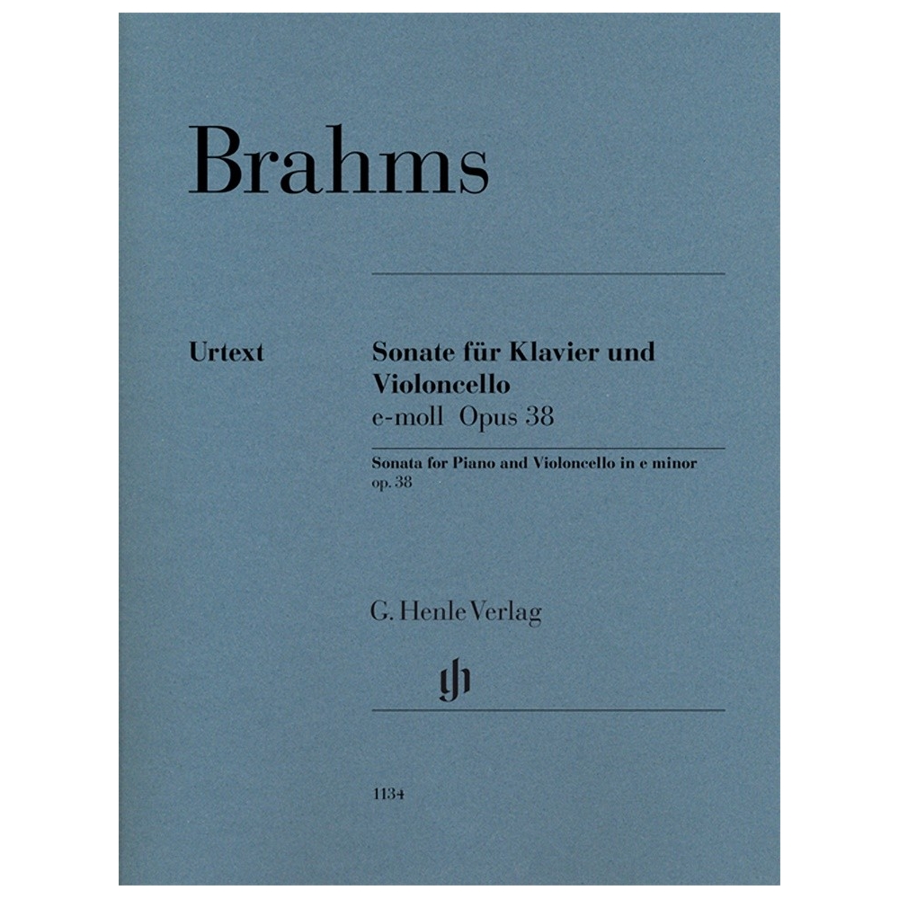 Brahms, Johannes - Sonata for Piano and Violoncello op. 38 