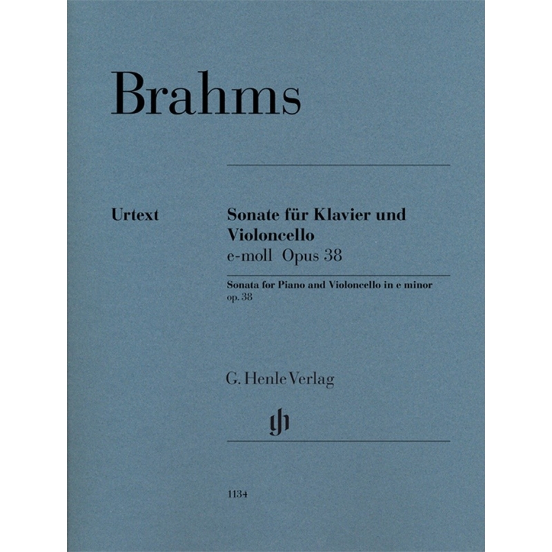 Brahms, Johannes - Sonata for Piano and Violoncello op. 38