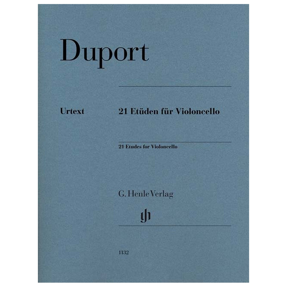 Duport, Jean-Louis - 21 Etudes for Violoncello 