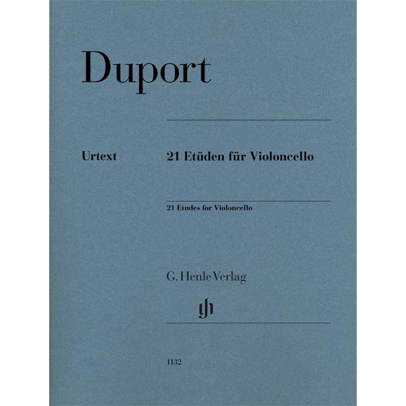 Duport, Jean-Louis - 21 Etudes for Violoncello 