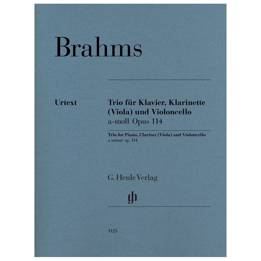 Brahms, Johannes - Clarinet Trio op. 114 