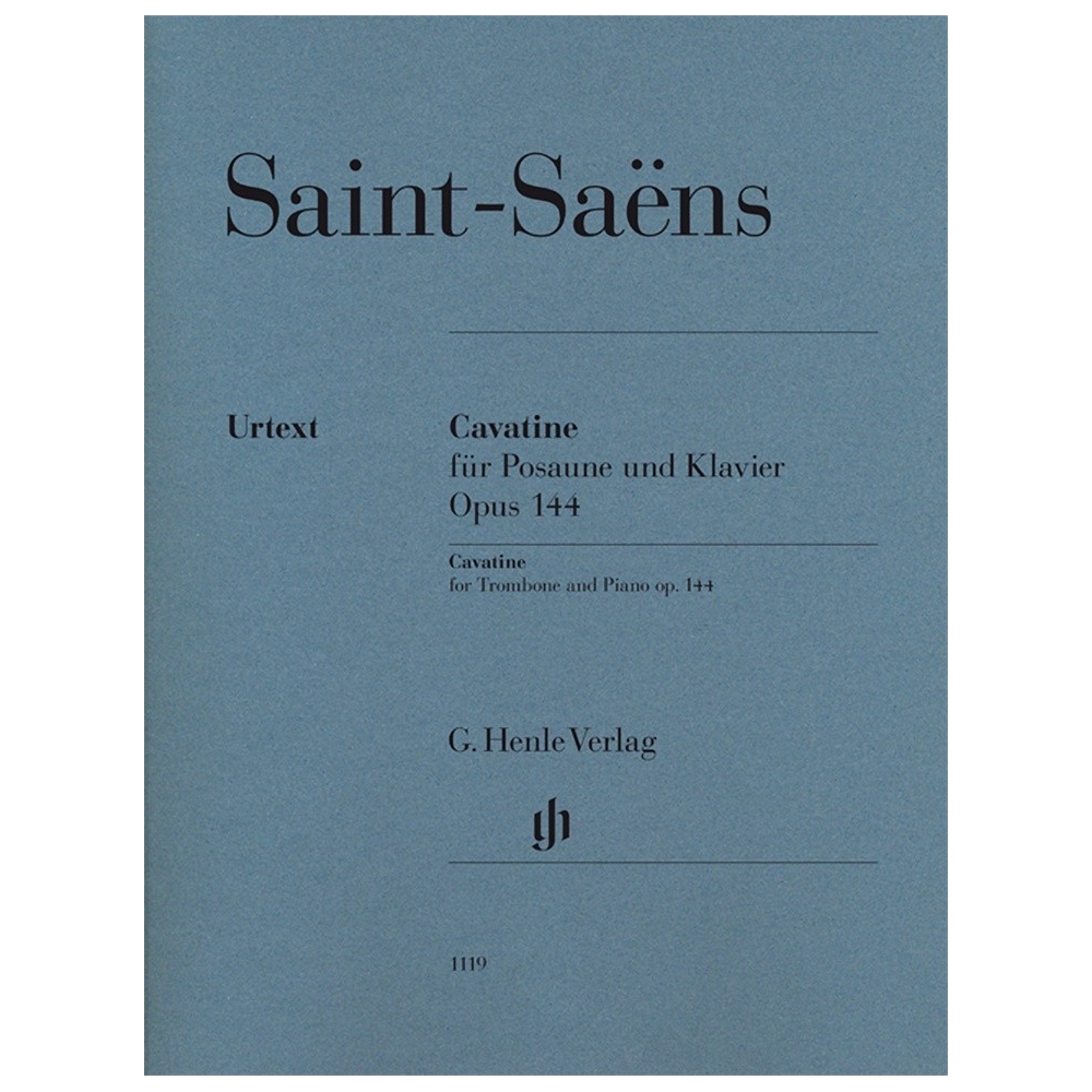 Saint-Saëns, Camille - Cavatine for Trombone and Piano op. 144 