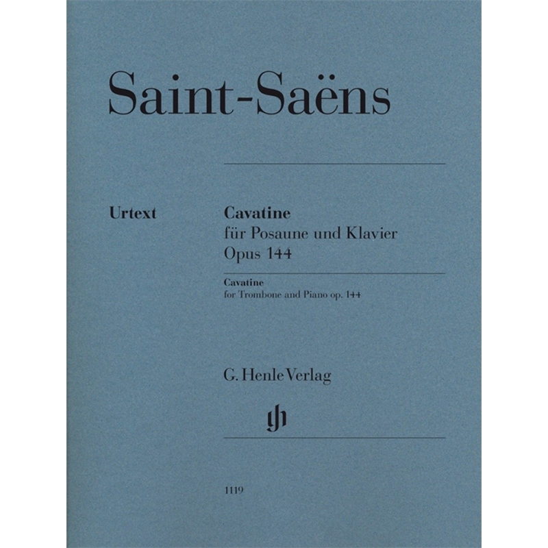 Saint-Saëns, Camille - Cavatine for Trombone and Piano op. 144 