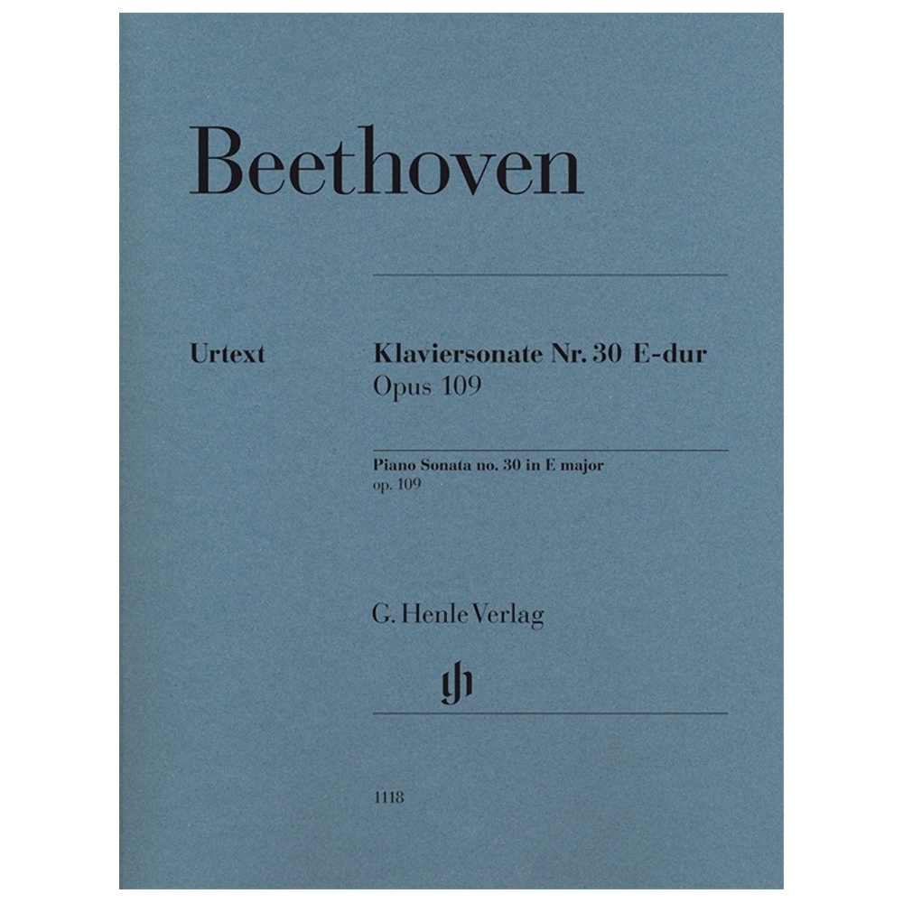 Beethoven, L.v - Piano Sonata no. 30 in E major op. 109