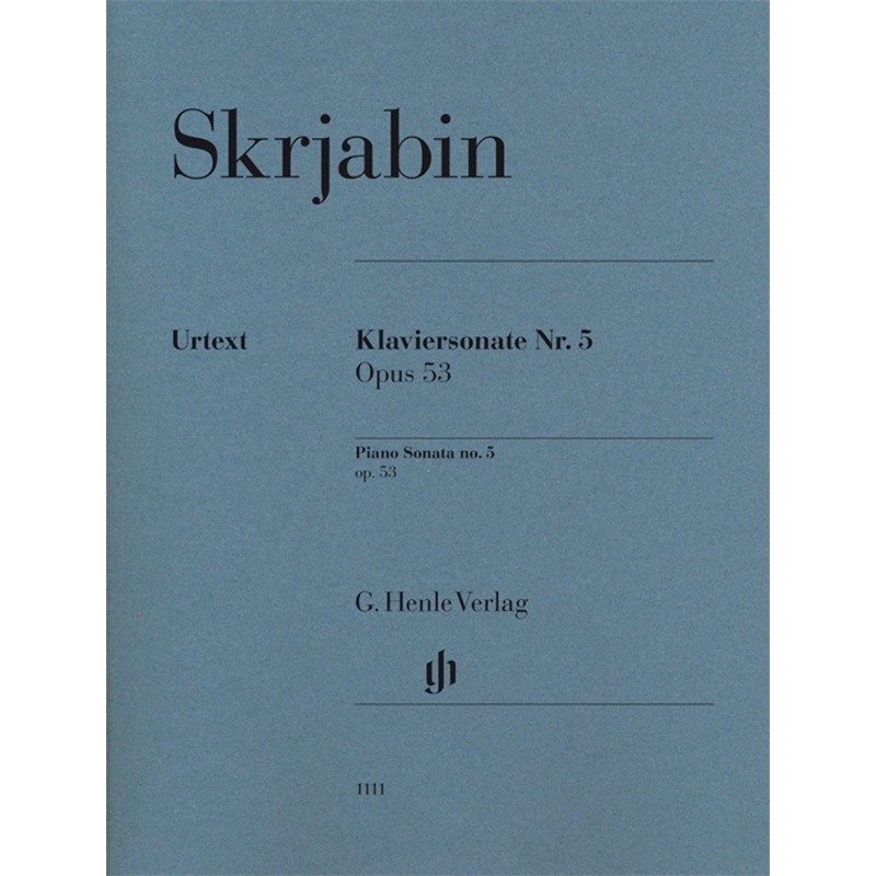 Scriabin, Alexander Nikolayevich - Piano Sonata no. 5 op. 53 