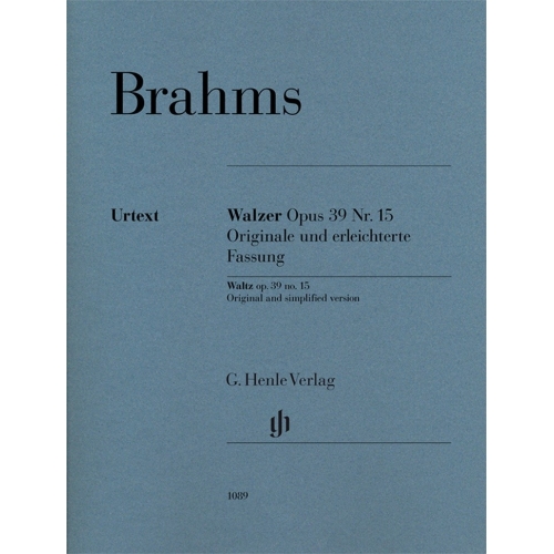 Brahms, Johannes - Waltz op. 39 no. 15 