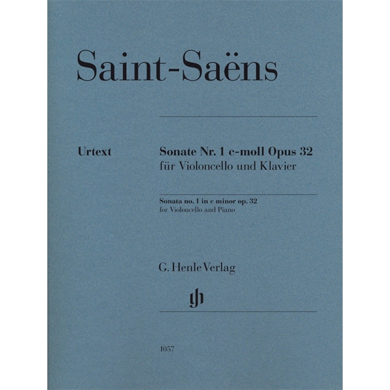 Saint-Saëns, Camille - Sonata no. 1 c minor for Violoncello and piano op. 32 