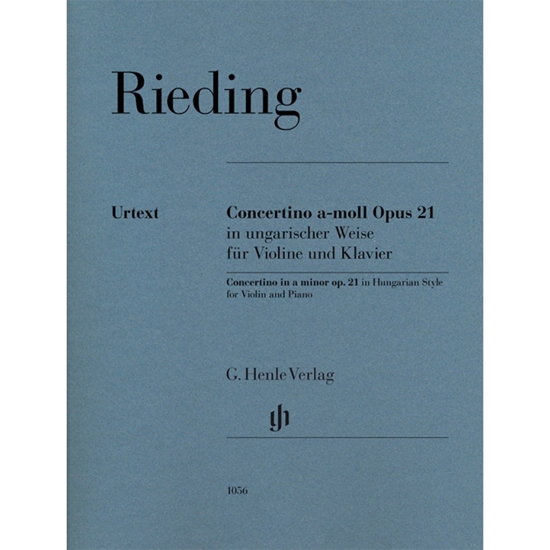 Rieding, Oskar - Concertino in a minor op. 21 