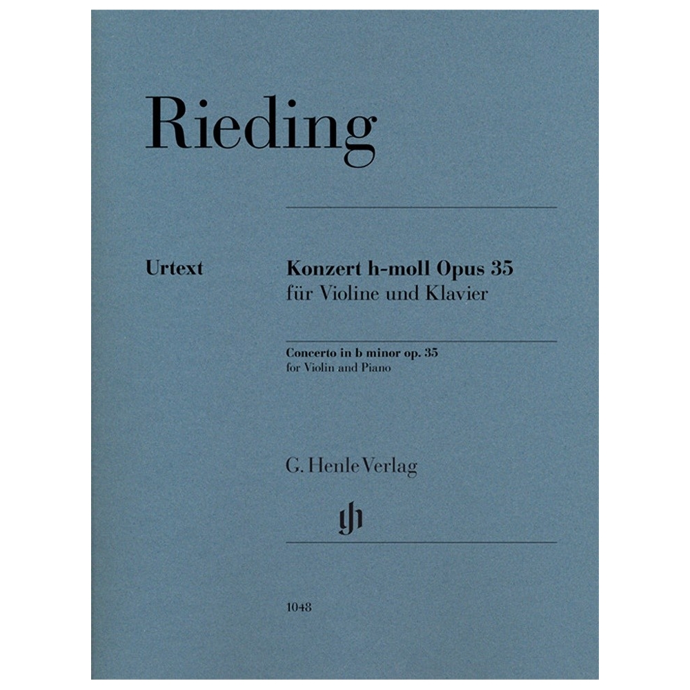 Rieding, Oskar - Konzert h-moll op. 35 für Violine und Klavier op.35 