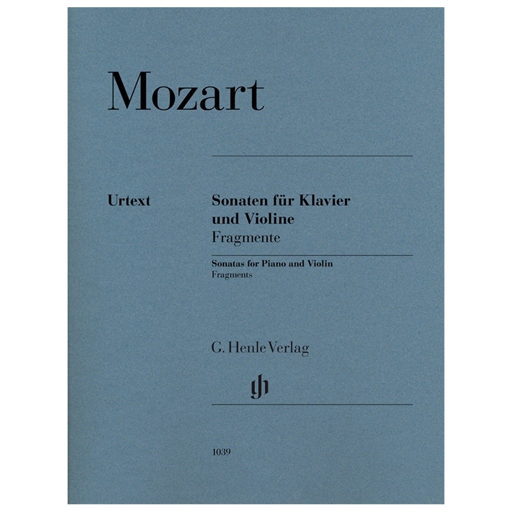 Mozart, W A - Violin Sonata Fragments
