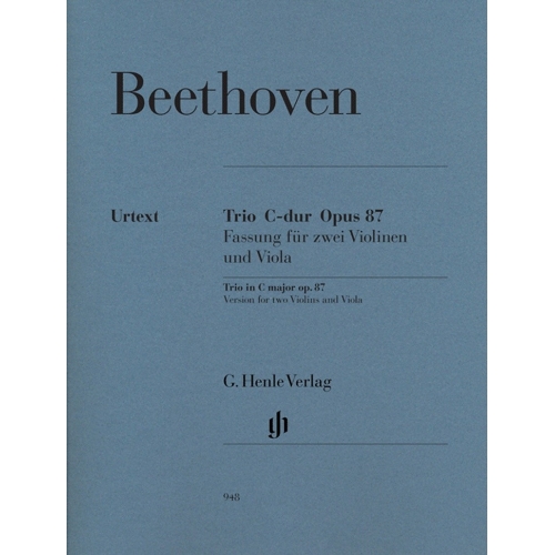 Beethoven, Ludwig van - Trio in C major op. 87 