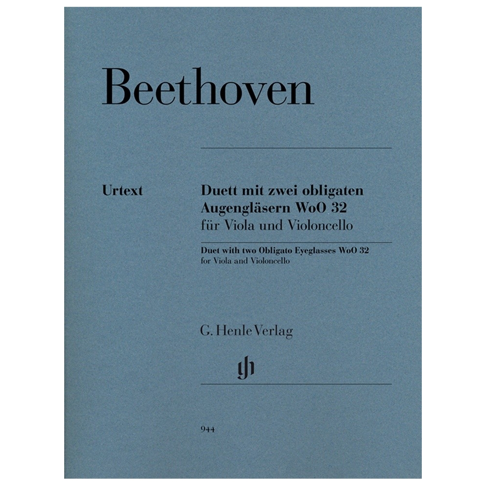 Beethoven, Ludwig van - Duet with two obligato Eyeglasses WoO 32 